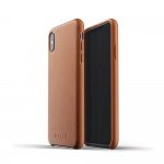 Mujjo Leather Case - кожен (естествена кожа) кейс за iPhone XS Max (кафяв) 1