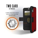 Urban Armor Gear Metropolis - удароустойчив хибриден кейс тип портфейл за iPhone XR (червен) 7