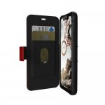 Urban Armor Gear Metropolis - удароустойчив хибриден кейс тип портфейл за iPhone XR (червен) 4