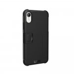 Urban Armor Gear Metropolis - удароустойчив хибриден кейс тип портфейл за iPhone XR (черен) 2
