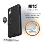 Urban Armor Gear Metropolis - удароустойчив хибриден кейс тип портфейл за iPhone XR (черен) 7
