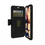 Urban Armor Gear Metropolis - удароустойчив хибриден кейс тип портфейл за iPhone XR (черен) 5