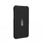 Urban Armor Gear Metropolis - удароустойчив хибриден кейс тип портфейл за iPhone XR (черен) 3