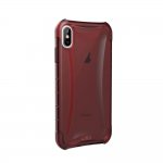 Urban Armor Gear Plyo Case - удароустойчив хибриден кейс за iPhone XS Max (червен) 2