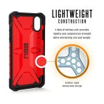 Urban Armor Gear Plasma - удароустойчив хибриден кейс за iPhone XR (червен) 7
