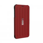 Urban Armor Gear Metropolis - удароустойчив хибриден кейс тип портфейл за iPhone XS Max (червен) 4