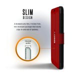 Urban Armor Gear Metropolis - удароустойчив хибриден кейс тип портфейл за iPhone XS Max (червен) 10