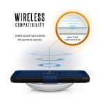 Urban Armor Gear Metropolis - удароустойчив хибриден кейс тип портфейл за iPhone XR (син) 8