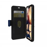 Urban Armor Gear Metropolis - удароустойчив хибриден кейс тип портфейл за iPhone XR (син) 5