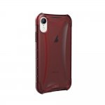 Urban Armor Gear Plyo Case - удароустойчив хибриден кейс за iPhone XR (червен) 1