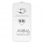 Premium Full Glue 5D Tempered Glass - обхващащо и ръбовете стъклено защитно покритие за дисплея на iPhone 6, iPhone 6S (прозрачен) 1