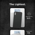 Elago Inner Core Case - тънък полипропиленов кейс (0.3 mm) за iPhone XS (черен) 2