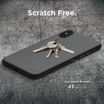 Elago Inner Core Case - тънък полипропиленов кейс (0.3 mm) за iPhone XS (черен) 3