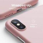 Elago Inner Core Case - тънък полипропиленов кейс (0.3 mm) за iPhone XS (розов) 4