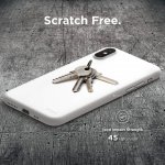 Elago Inner Core Case - тънък полипропиленов кейс (0.3 mm) за iPhone XS (бял) 3