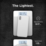 Elago Inner Core Case - тънък полипропиленов кейс (0.3 mm) за iPhone XS (бял) 2