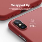 Elago Inner Core Case - тънък полипропиленов кейс (0.3 mm) за iPhone XS Max (червен) 5