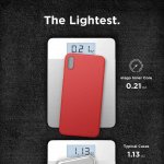 Elago Inner Core Case - тънък полипропиленов кейс (0.3 mm) за iPhone XS Max (червен) 2