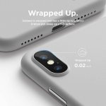 Elago Inner Core Case - тънък полипропиленов кейс (0.3 mm) за iPhone XS Max (бял) 5