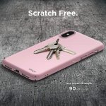 Elago Slim Fit Case - качествен поликарбонатов кейс за iPhone XS (розов) 3