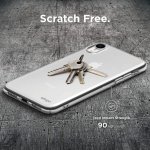 Elago Slim Fit Case - качествен поликарбонатов кейс за iPhone XR (прозрачен) 3