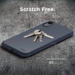 Elago Slim Fit Case - качествен поликарбонатов кейс за iPhone XR (тъмносин) 3
