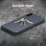 Elago Slim Fit Case - качествен поликарбонатов кейс за iPhone XS Max (тъмносин) 3