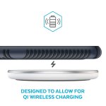 Speck Presidio Grip Case - удароустойчив хибриден кейс за iPhone X, iPhone XS (бял-черен) 5