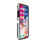 Speck Presidio Grip Case - удароустойчив хибриден кейс за iPhone X, iPhone XS (бял-черен) 3