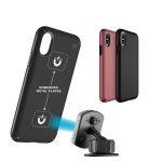 Speck Presidio Mount - удароустойчив хибриден кейс за iPhone X, iPhone XS (черен) 4