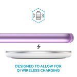 Speck Presidio Metallic - удароустойчив хибриден кейс за iPhone X, iPhone XS (светлосин) 6