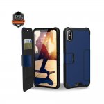 Urban Armor Gear Metropolis - удароустойчив хибриден кейс тип портфейл за iPhone XS Max (син) 5