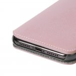 Krusell Pixbo 4 Card Slim Wallet Case - кожен калъф, тип портфейл за iPhone XS, iPhone X (розов) 3