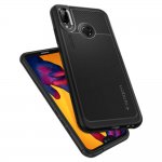 Spigen Marked Armor Case - качествен термополиуретанов калъф за Huawei P20 Lite (черен-мат)  1