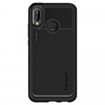 Spigen Marked Armor Case - качествен термополиуретанов калъф за Huawei P20 Lite (черен-мат)  5