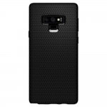 Spigen Liquid Air Case - тънък качествен термополиуретанов калъф за Samsung Galaxy Note 9 (черен-мат)  5