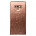 Spigen Liquid Crystal Glitter Case - тънък качествен термополиуретанов калъф за Samsung Galaxy Note 9 (прозрачен)  3