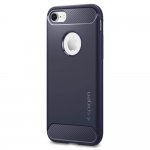 Spigen Rugged Armor Case - термополиуретанов кейс с най-висока степен на защита за iPhone 8, iPhone 7 (тъмносин) 2