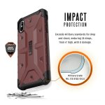 Urban Armor Gear Pathfinder - удароустойчив хибриден кейс за iPhone Xs Max (бордо) 6