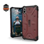 Urban Armor Gear Pathfinder - удароустойчив хибриден кейс за iPhone Xs Max (бордо) 5
