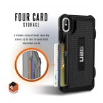Urban Armor Gear Trooper Case - удароустойчив хибриден кейс с отделение за карти за iPhone Xs Max (черен) 6
