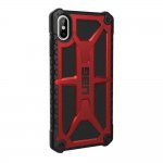 Urban Armor Gear Monarch Case - удароустойчив хибриден кейс за iPhone Xs Max (червен) 2