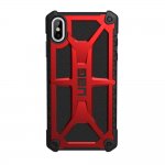Urban Armor Gear Monarch Case - удароустойчив хибриден кейс за iPhone Xs Max (червен) 1