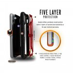 Urban Armor Gear Monarch Case - удароустойчив хибриден кейс за iPhone Xs Max (червен) 5