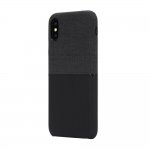 Incase Textured Snap Case - текстилен удароустойчив кейс за iPhone XS, iPhone X (черен) 3