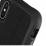 CaseMate Carbon Fibre Case - удароустойчив хибриден кейс за iPhone XS, iPhone X (черен) 3