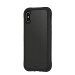CaseMate Carbon Fibre Case - удароустойчив хибриден кейс за iPhone XS, iPhone X (черен) 1