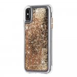 CaseMate Waterfall Glow Case - дизайнерски кейс с висока защита за Apple iPhone XS Max (златист) 1