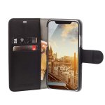 JT Berlin BookCase Kreuzberg Case - хоризонтален кожен (естествена кожа) калъф тип портфейл за iPhone XS Max (черен) 4