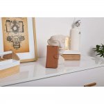 JT Berlin BookCase Kreuzberg Case - хоризонтален кожен (естествена кожа) калъф тип портфейл за iPhone XS Max (кафяв) 6